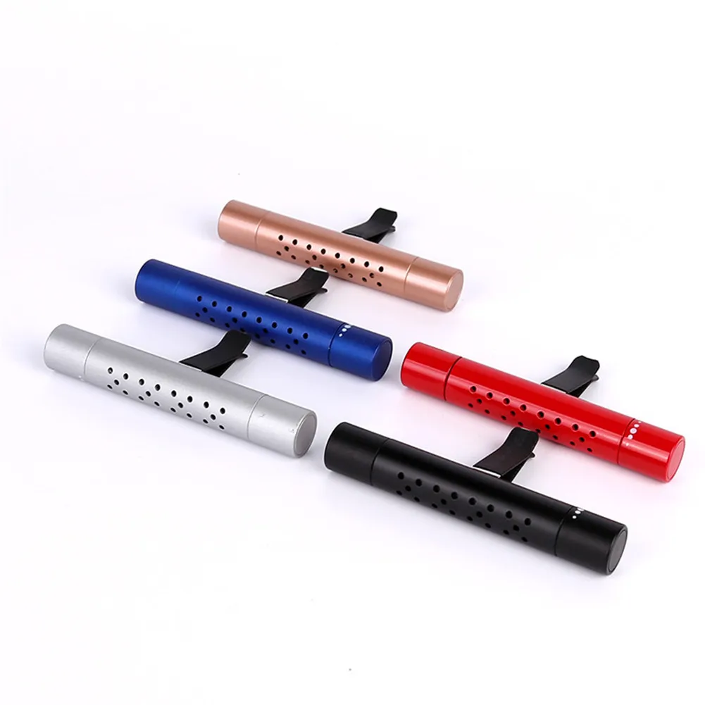

Car Air Freshener Perfume Vent Air Freshener In The Car Air Conditioning Clip Magnet Diffuser Solid Perfume (Silver)