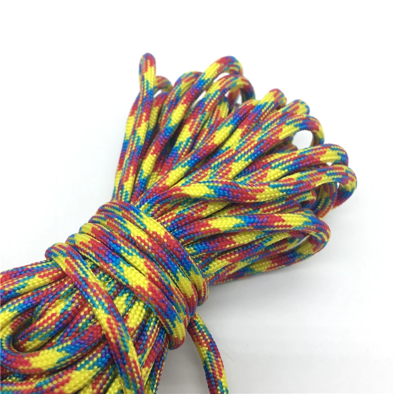 10yds Паракорд 550 парашютный шнур веревка Mil Spec Type III 7 Strand альпинистское снаряжение
