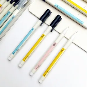 3 шт.лот симпатичная креативная быстросохнущая гелевая ручка для подписи Escolar Papelaria Канцтовары для школы и офиса рекламный подарок