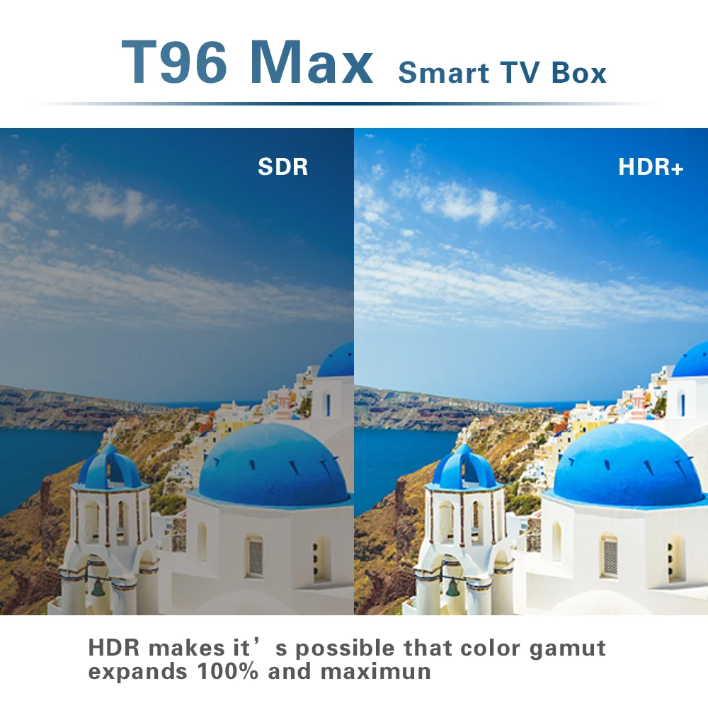 ТВ-приставка T96 Max Android 8 1 S905X2 4 ядра 2 + 16 ГБ HDMI Wi-Fi Bluetooth 1000 Мбит/с 32 | Электроника