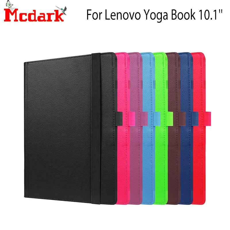 Mcdark Новинка 10 1 дюймов для Lenovo Yoga Book &quotумный кожаный чехол планшета Магнитный
