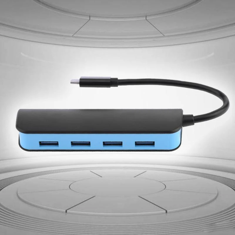 5Gbps USB Hub Splitter 4-In-1 Usb3.1 Type-C 4 Ports Usb With Cable 20.5 Cm For Pc Computer Accessories And Parts | Электроника