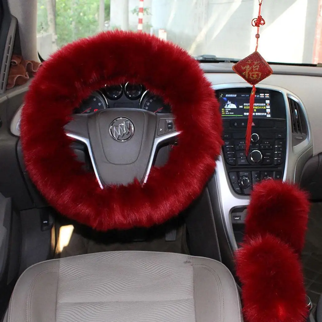 Durable Solid Car Steering Wheel Cover Decoration Handbrake Shift | Автомобили и мотоциклы