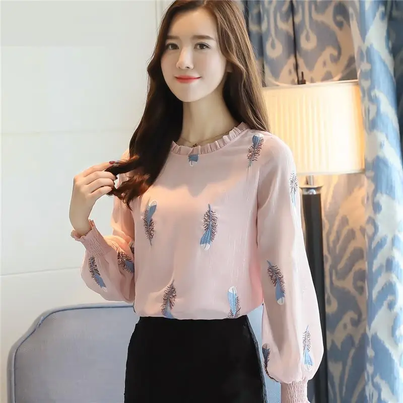 Рубашка скинни в стиле бохо De Moda и Blusas Mujer летние топы для 2018 Весна осень зима Invierno