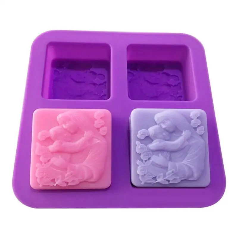 DIY Silicone Handmade Soap Mold Parent-child Fast Delivery | Дом и сад