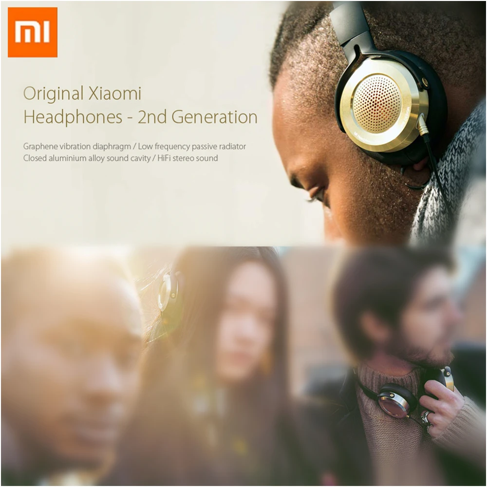 [Новейшая версия] Оригинальный Xiaomi Over-Ear Headphones Шум шумоподавления наушники голос