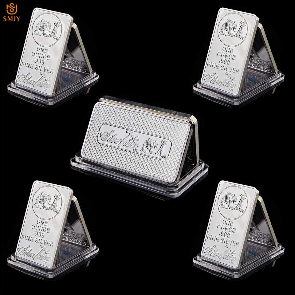 5 шт. США разведчик один унции. 999 Точная Серебряная слитка копия стержень/монета