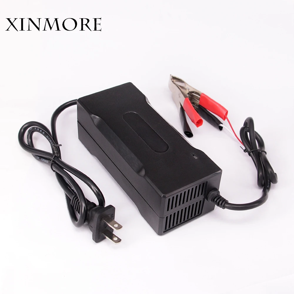 XINMORE авто стоп 50 4 V 2A литиевая батарея зарядное устройство для 44 li ion Lipo батареи