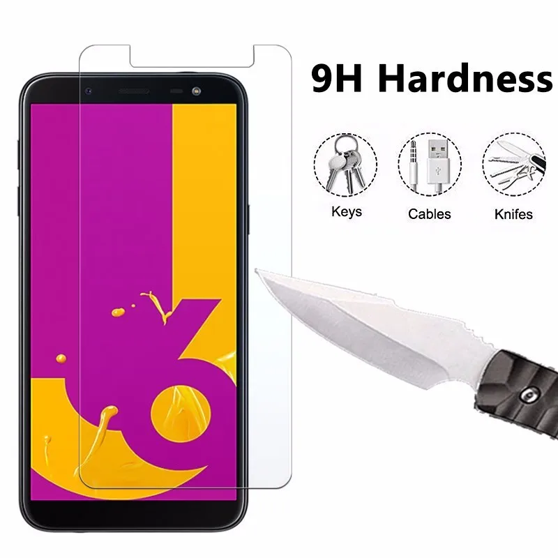 For Samsung Galaxy J4 2018 Glass Tempered J42018 J 4 SM-J400F J400G Premiun Screen Protector Film Case | Мобильные телефоны и