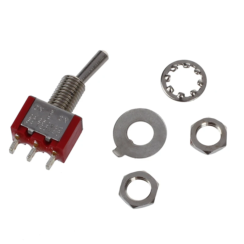 6 шт. AC 250V 2A 120V 5A SPDT вкл./ВЫКЛ./вкл. 3 позиционный тумблер | Обустройство дома