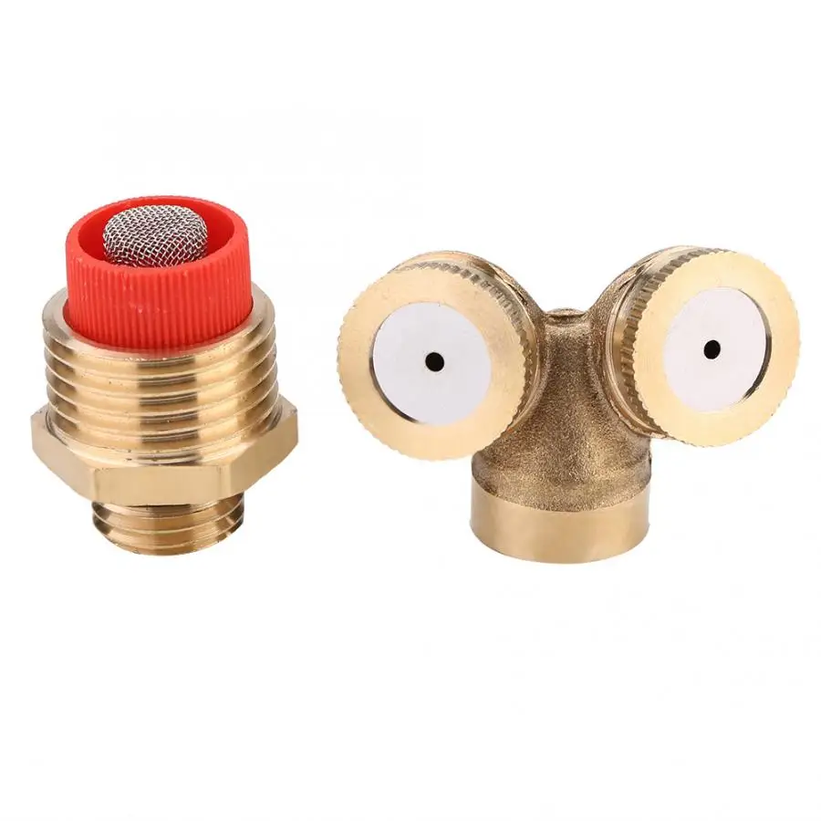 Распылитель 2 шт. латунная насадка для распыления садовый распылитель