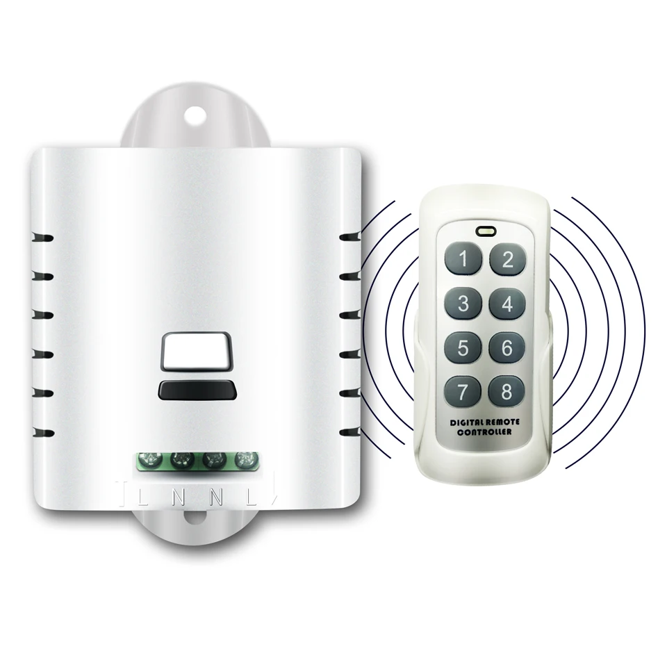 Беспроводной интеллектуальный сетевой шнур 433 МГц 10 А 80 250 В с дистанционным