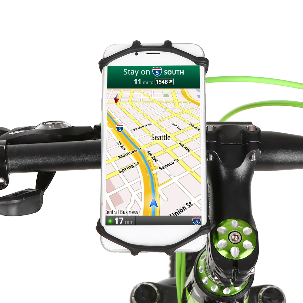 Универсальный велосипедный держатель для телефона зажим на руль подставка