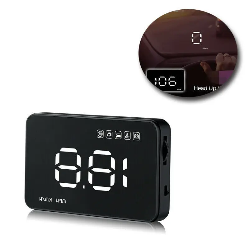 1 шт. 3 5 &quotOBD2 II цифровой автомобильный GPS HUD Дисплей спидометры Сигнализация