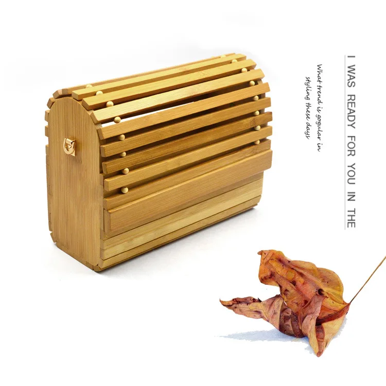 Женская новая деревянная ротанговая дамская сумочка лоза Ретро тотемная сумка