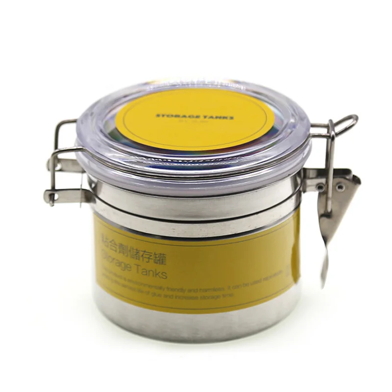 Емкость для хранения клея ресниц с большой емкостью индивидуальная клейкая