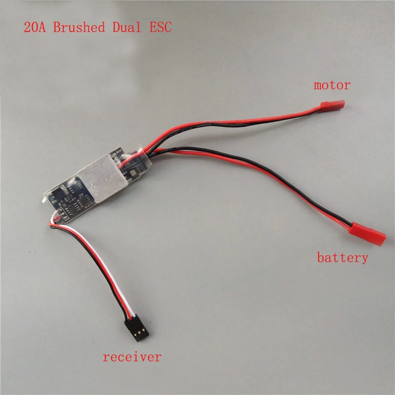 20a щетки двухсторонний Esc для модельных автомобилей лодок с дистанционным