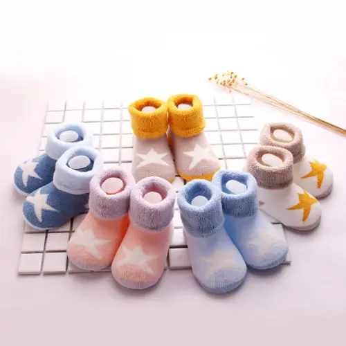 Lot 5 Pairs Infant Baby Toddler Boy Girl Socks Cotton 0~3T Cartoon NewBorn Kids | Детская одежда и обувь