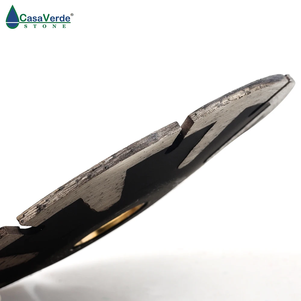 

DC-TCCB01 D115mm T-Segmented Concave Blade Diamond Blade For Curved Cutting Turbo Rim 4.5" Granite Stone Cutting Diamond Tools
