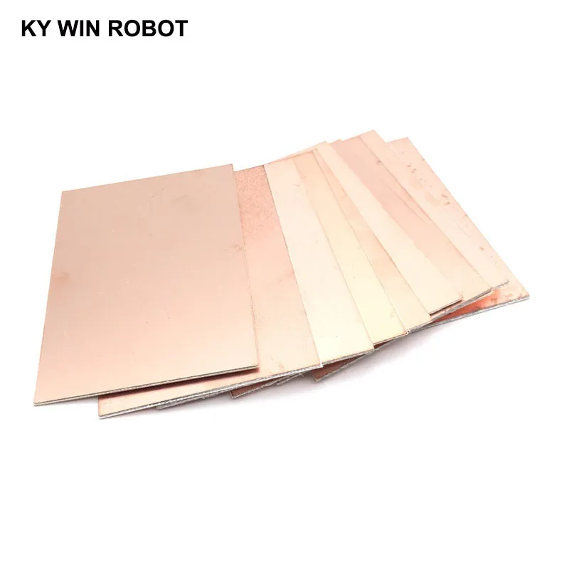 2 шт. FR4 PCB 7x10 см 7*10 двухсторонняя медная плакированная пластина сделай сам набор