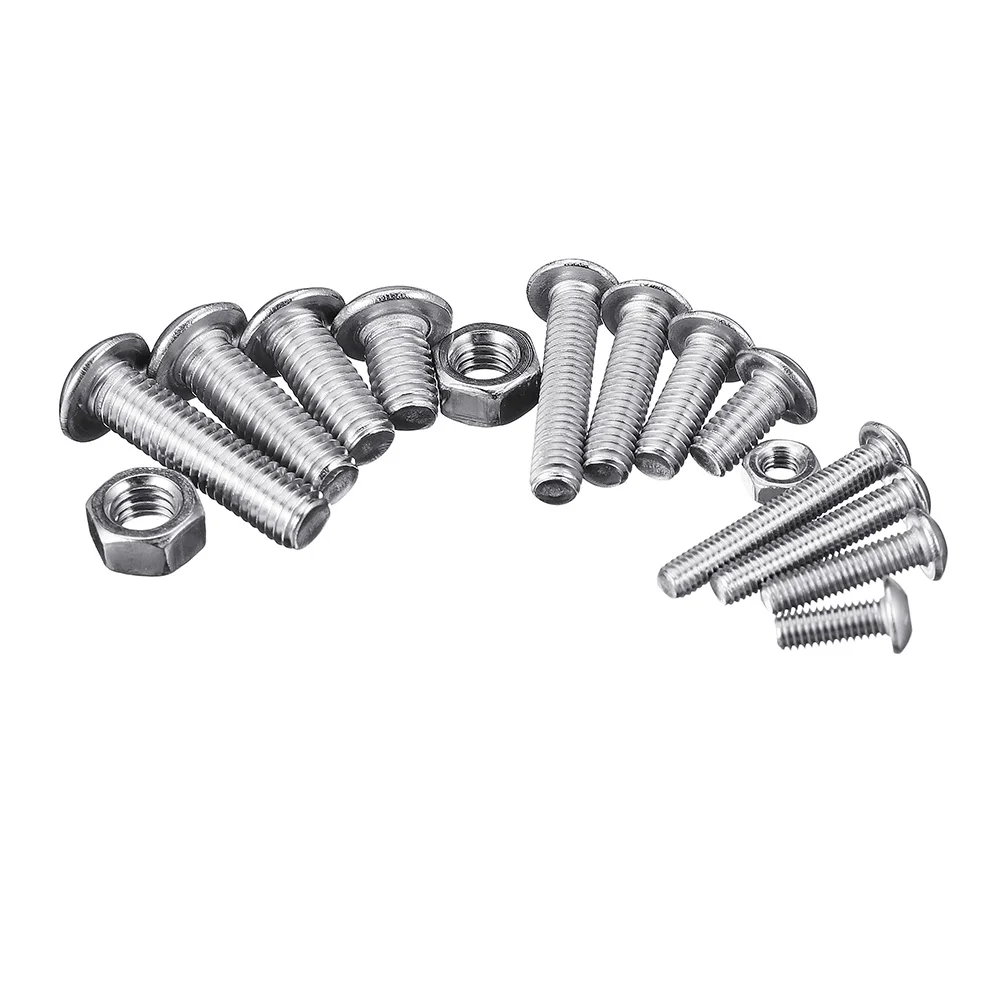Suleve MXSH4 515 шт M3/M4/M5 нержавеющая сталь Шестигранная кнопка с круглой головкой