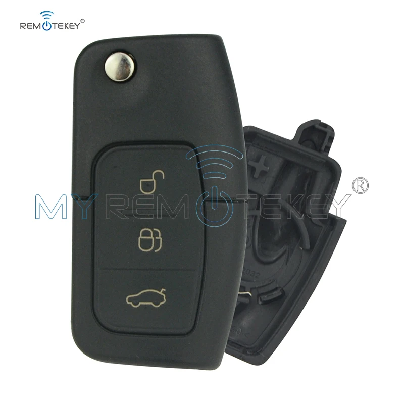 Чехол книжка Remtekey с 3 кнопками HU101 для Ford Focus 2003 2004 2006 2007 2008 2010 2012|Ключ от авто| |