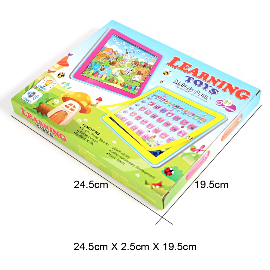 Learning Toys English Language Machine Toy Pad Tablet 11 Function Letters Word Math and Music With Light Computer | Игрушки и хобби