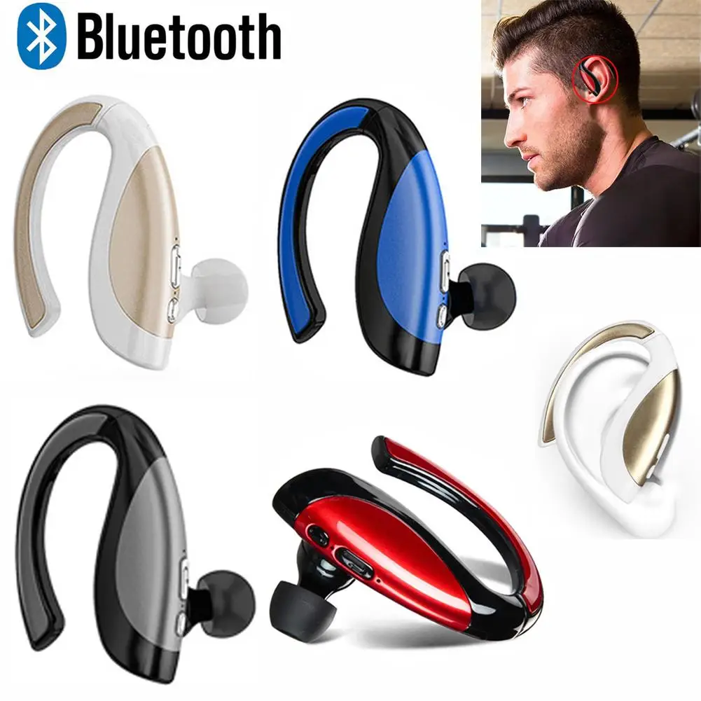 Беспроводные наушники Bluetooth гарнитура звонки с микрофоном для IOS Android сотовых