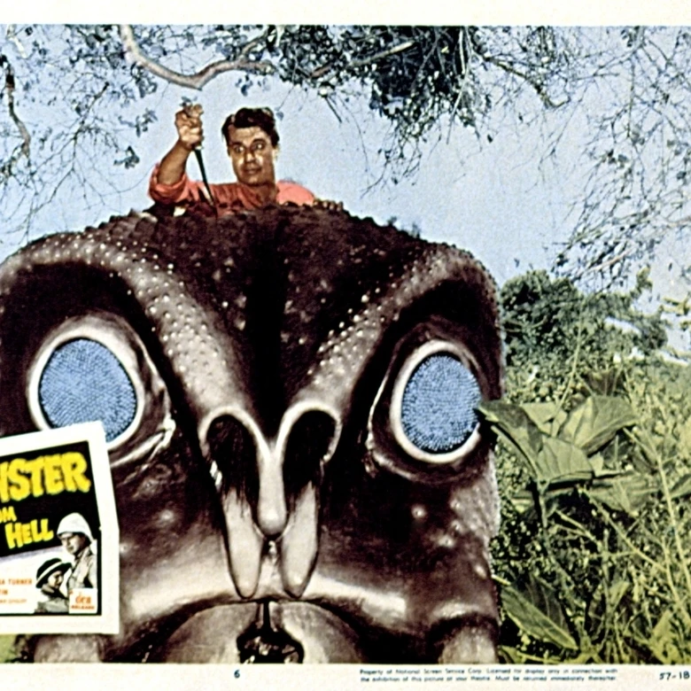 Monster From Green Hell Jim Davis 1957 постер с фильмом Masterprint (14x11)|Таблички и знаки| |