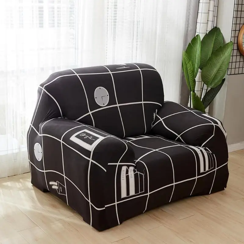 Хлопковые чехлы для диванов гостиной эластичные Чехлы дешевые мебели протектор