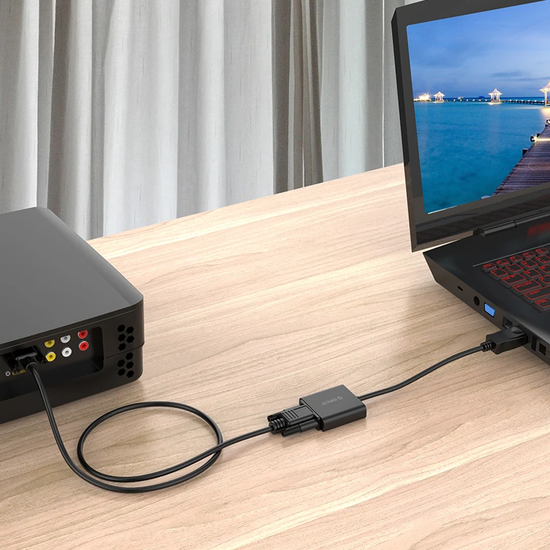 ORICO Mini DP Display Port to HDMI/VGA адаптер Male To Famale конвертер 1080P видео аудио кабель для