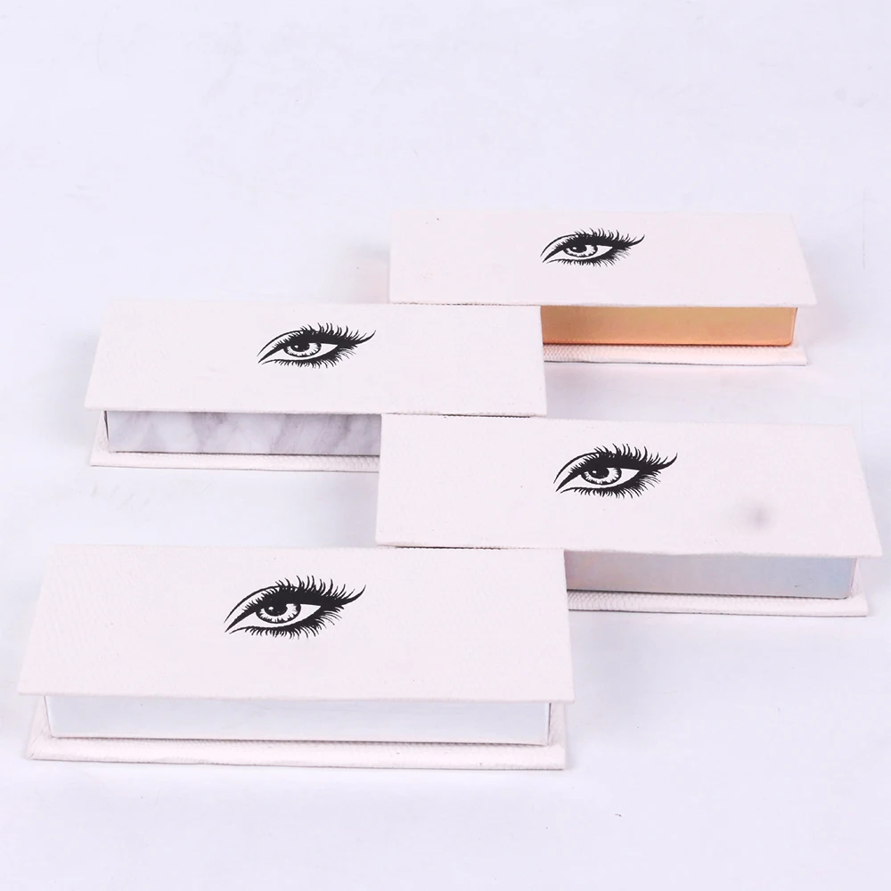 

100pcs False Eyelashes Packaging Box Custom Private Logo Printed Faux Cils Individual Fake 3d Mink Eyelash Extension Lash Boxes