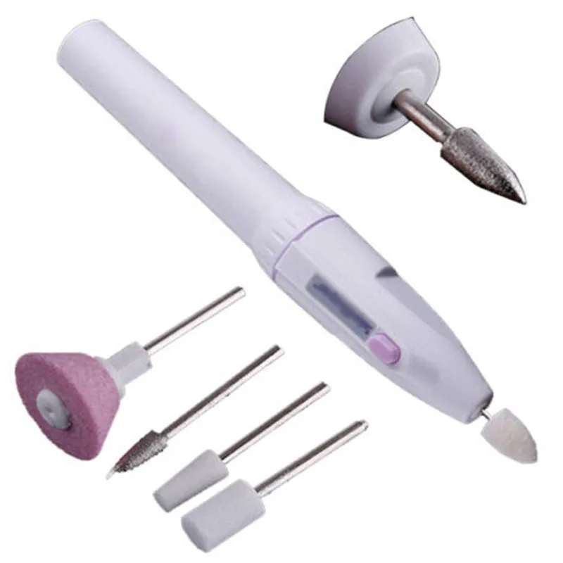2019 Useful Nail Art Care Tips Toenail Tool ectric Manicure Drill Buffing File Set Kit | Красота и здоровье