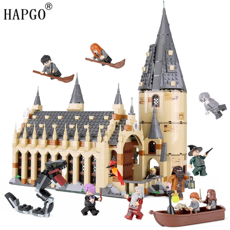 983 шт. Гарри Поттер Сериз Хогвартс большой зал Совместимость с legoingly 75954