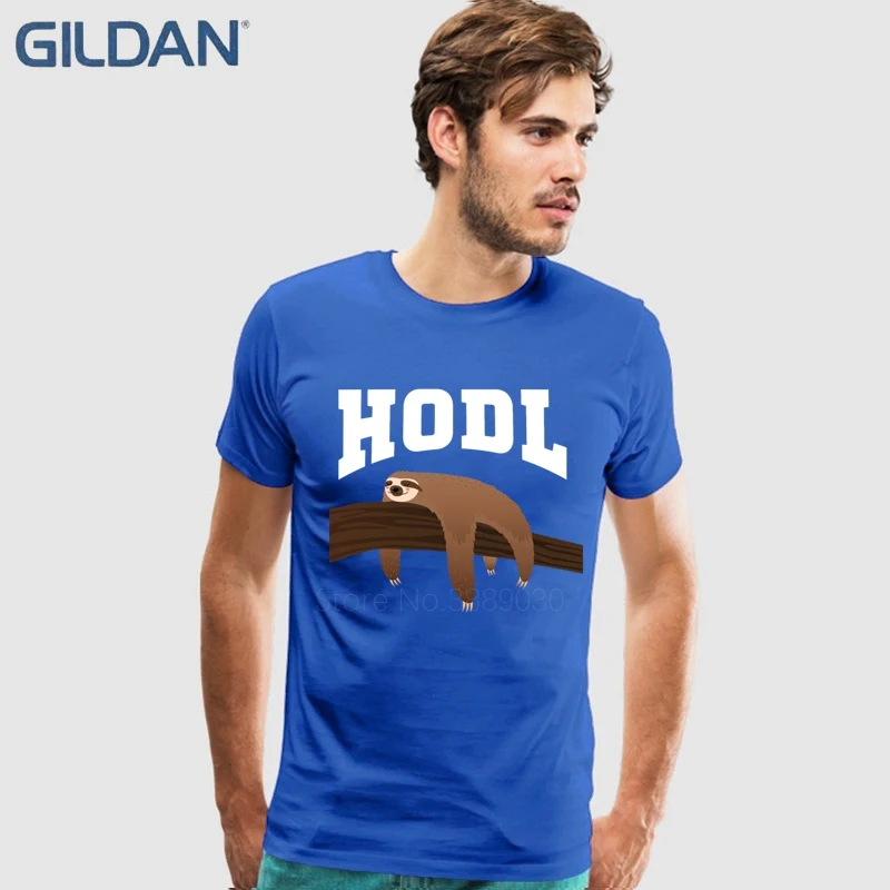 Hodl Черный футболки Чистый Обычный хоп свободные размеры круглый вырез горловины