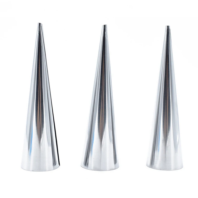 4 шт нержавеющая спиральный Рог крем печенье рулет выпечка круассана форма для