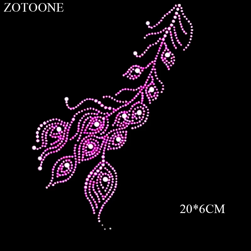ZOTOONE супер яркий исправление Flatback стразы аппликация для одежды прозрачные камни