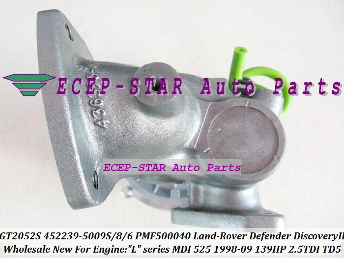 GT2052S 452239 5009S 0006 PMF500040 турбо для Land Rover Defender TD5 Discovery II 75 1998 09 L MDI 525