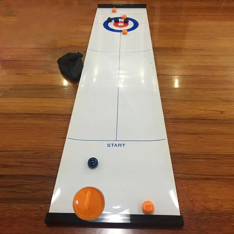 Боулинг shuffle стол Shuffleboard керлинг доска игра для путешествий школьный бар семья