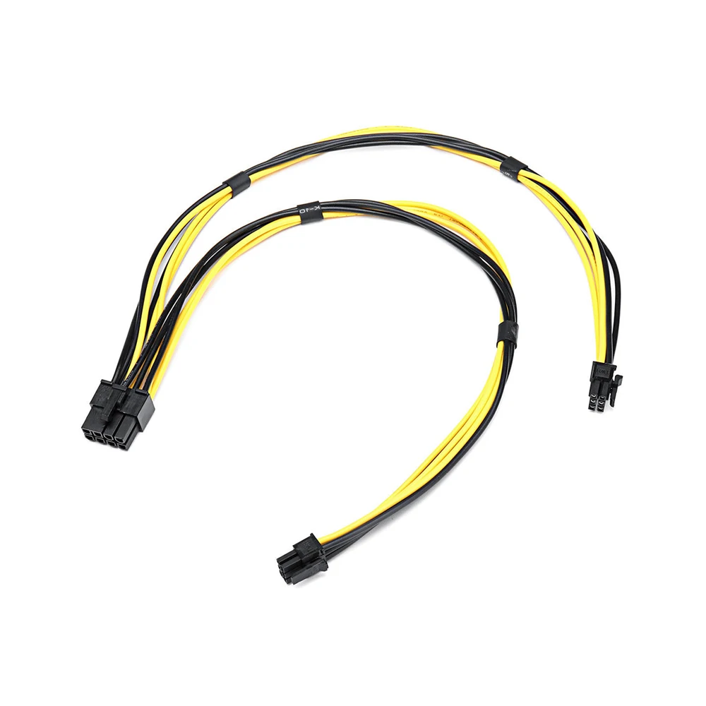 Высокое качество 18AWG двойной мини 8 Pin до 6 Мужской PCI E кабель питания для