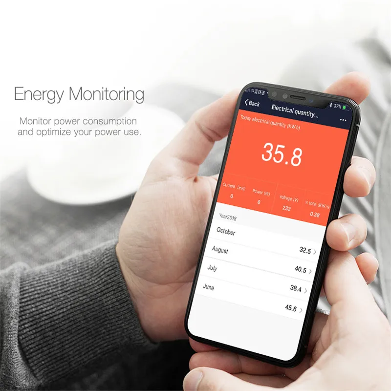 DIGOO умная розетка с двойным разъемом EU 3720 Вт Wi Fi индивидуальный голосовой
