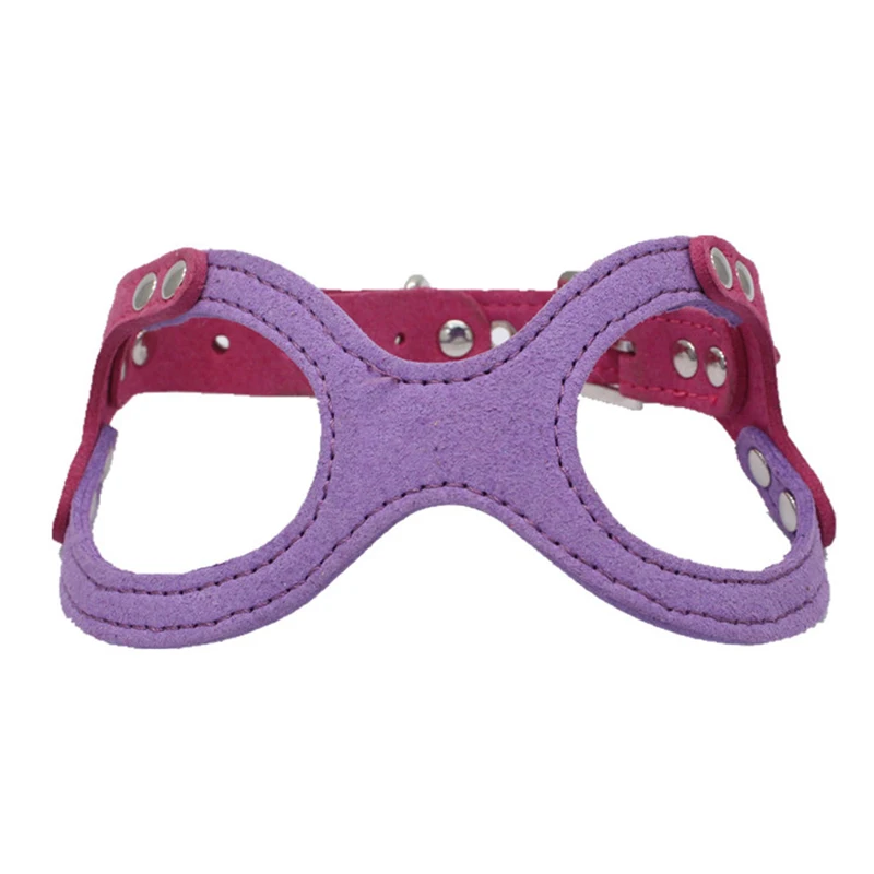 Dog Harness Glasses Shape Leather Pet Chest Strap Puppy Accessories Supplies for Chihuahua Yorkshire Small Medium Large Dogs | Дом и сад
