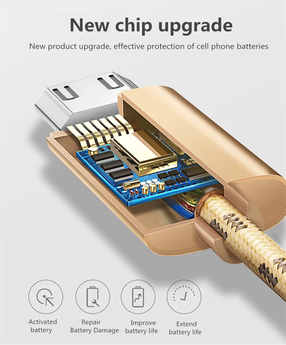 Micro USB кабель для huawei Xiaomi Redmi Note 5 Pro 4 6a Реверсивный быстрое зарядное устройство