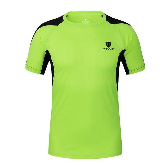 Men Fashion O-Neck Short Sleeves Breathable Quick Dry Cycling Running Fitness Loose Wicking Sporting T-Shirt | Спорт и развлечения