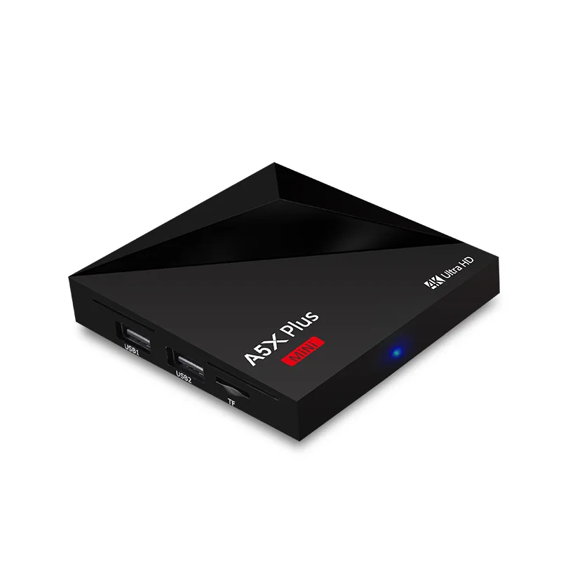 A5X плюс Смарт ТВ BOX ЕС Android 7 1 2 ГБ 16 RK3328 4 г К ядра VP9 WI-FI 100 м LAN HD 0 компл. Top box Media Player |