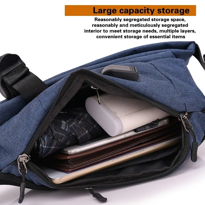 Waterproof and anti-theft backpack with USB charging port for outdoor leisure chest | Спорт и развлечения