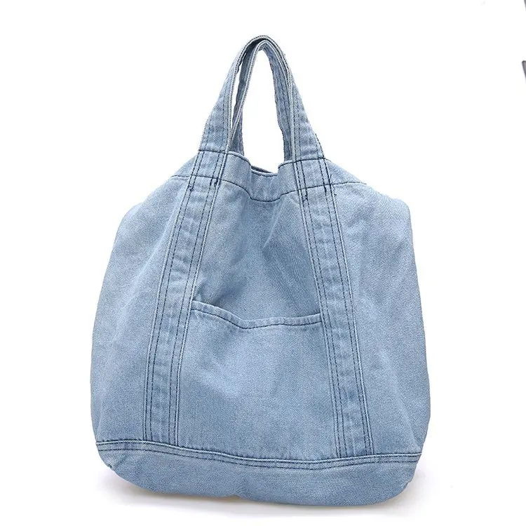 Chic Cowboy Cloth Package 2018 New Pattern Large Capacity Single Shopping Pocket Satchel Korean Version handbag | Багаж и сумки