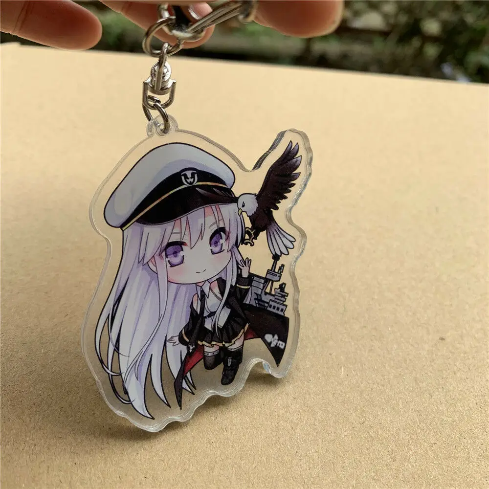 Аниме игра Azur переулок Prinz Eugen CV-6 милый акриловый брелок для девочек 6 см |