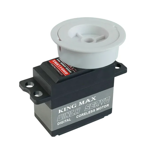 Kingmax SW6114MD servo 61 г 14 кг. см цифровая Парусная лебедка с металлической шестерней