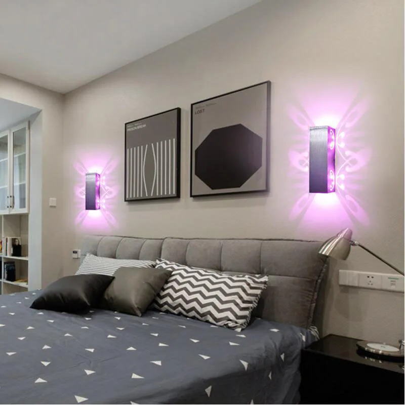 Современный модный светодиодный настенный светильник 6 Вт для батареи AC110-240V |